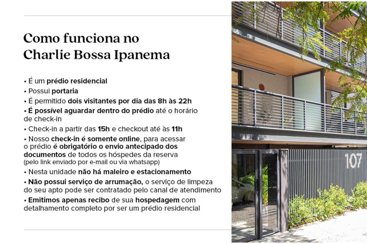 Apartmán Charlie Bossa Ipanema Rio de Janeiro Exteriér fotografie